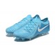 Nike Phantom Luna Elite FG Low Ltblue White Football Boots & Shoes