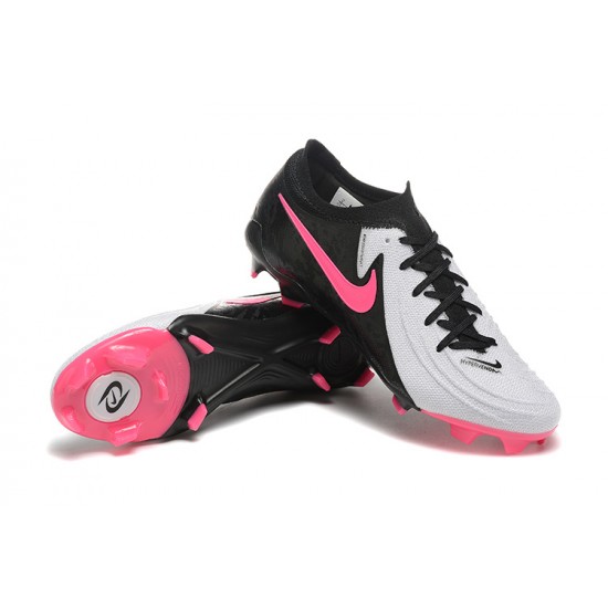 Nike Phantom Luna Elite FG Low Pink Black White Football Boots & Shoes