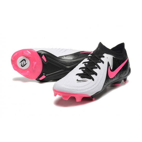 Nike Phantom Luna Elite FG Low Pink Black White Football Boots & Shoes