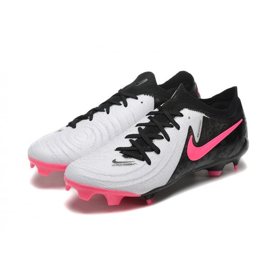 Nike Phantom Luna Elite FG Low Pink Black White Football Boots & Shoes