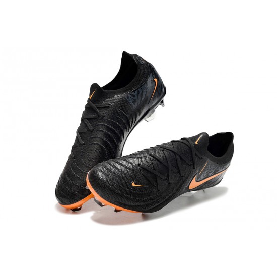 Nike Phantom Luna Elite FG Low Football Boots & Shoes Black Orange