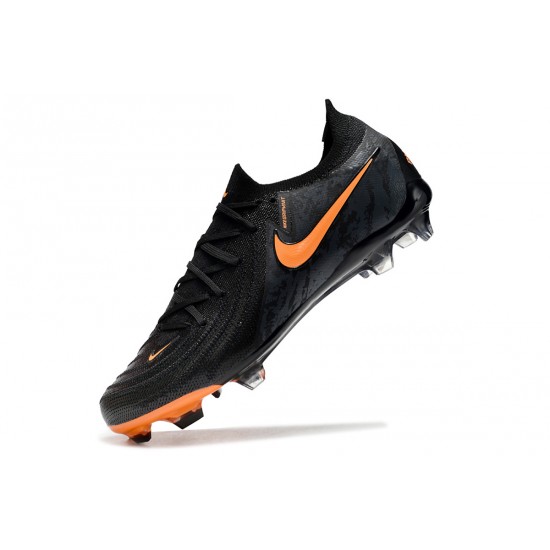 Nike Phantom Luna Elite FG Low Football Boots & Shoes Black Orange