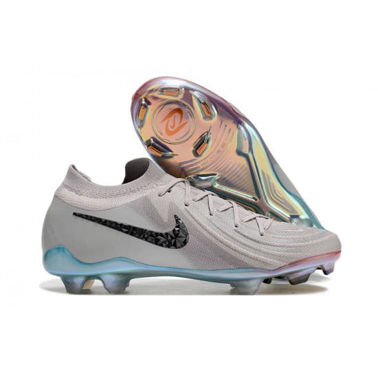 Nike Phantom Luna Elite FG Low Football Boots & Shoes Grey Black