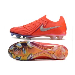 Nike Phantom Luna Elite FG Low Football Boots & Shoes Red Silver