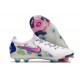 Nike Phantom Luna Elite FG Low Football Boots & Shoes White Purple Blue