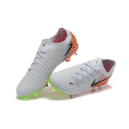 Nike Phantom Luna Elite FG Low White Green Football Boots & Shoes