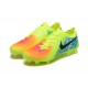 Nike Phantom Luna Elite FG Low Yellow Black Blue Football Boots & Shoes