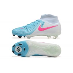 Nike Phantom Luna Elite FG Ltblue Beige Pink High Football Boots & Shoes