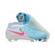 Nike Phantom Luna Elite FG Ltblue Beige Pink High Football Boots & Shoes