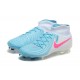 Nike Phantom Luna Elite FG Ltblue Beige Pink High Football Boots & Shoes