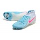 Nike Phantom Luna Elite FG Ltblue Beige Pink High Football Boots & Shoes