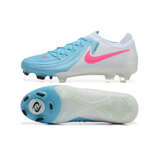 Nike Phantom Luna Elite FG Ltblue Beige Pink Low Football Boots & Shoes