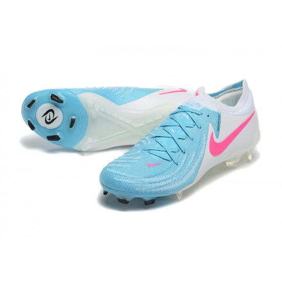 Nike Phantom Luna Elite FG Ltblue Beige Pink Low Football Boots & Shoes