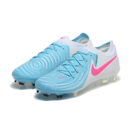 Nike Phantom Luna Elite FG Ltblue Beige Pink Low Football Boots & Shoes