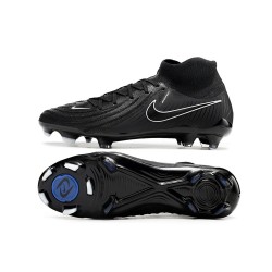 Nike Phantom Luna Elite NU FG All Black White High Football Boots & Shoes