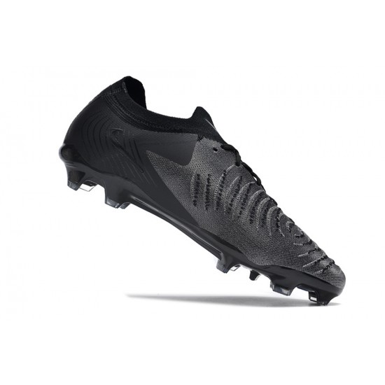 Nike Phantom Luna Elite NU FG All Black White Low Football Boots & Shoes