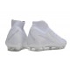 Nike Phantom Luna Elite NU FG All White High Football Boots & Shoes