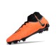 Nike Phantom Luna Elite NU FG Black Orange High Football Boots & Shoes