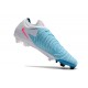 Nike Phantom Luna Elite NU FG Grey Ltblue Pink Low Football Boots & Shoes