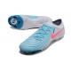 Nike Phantom Luna Elite NU FG Grey Ltblue Pink Low Football Boots & Shoes