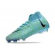 Nike Phantom Luna Elite NU FG Ltblue Black High Football Boots & Shoes