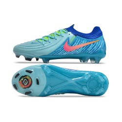 Nike Phantom Luna Elite NU FG Ltblue Blue Pink Low Football Boots & Shoes