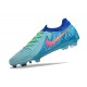 Nike Phantom Luna Elite NU FG Ltblue Blue Pink Low Football Boots & Shoes