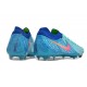 Nike Phantom Luna Elite NU FG Ltblue Blue Pink Low Football Boots & Shoes