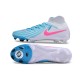 Nike Phantom Luna Elite NU FG Ltblue Pink Grey High Football Boots & Shoes