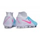 Nike Phantom Luna Elite NU FG Ltblue Pink Grey High Football Boots & Shoes