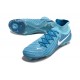 Nike Phantom Luna Elite NU FG Ltblue White High Football Boots & Shoes