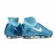 Nike Phantom Luna Elite NU FG Ltblue White High Football Boots & Shoes