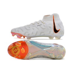 Nike Phantom Luna Elite NU FG Orange Grey Black White High Football Boots & Shoes