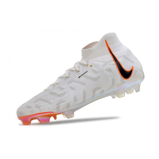 Nike Phantom Luna Elite NU FG Orange Grey Black White High Football Boots & Shoes