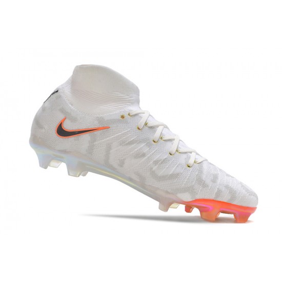 Nike Phantom Luna Elite NU FG Orange Grey Black White High Football Boots & Shoes