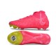 Nike Phantom Luna Elite NU FG Peach Yellow White High Top Football Boots & Shoes