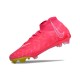 Nike Phantom Luna Elite NU FG Peach Yellow White High Top Football Boots & Shoes