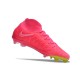 Nike Phantom Luna Elite NU FG Peach Yellow White High Top Football Boots & Shoes