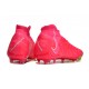 Nike Phantom Luna Elite NU FG Peach Yellow White High Top Football Boots & Shoes