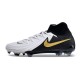 Nike Phantom Luna Elite NU FG White Black Gold High Football Boots & Shoes