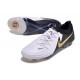 Nike Phantom Luna Elite NU FG White Black Gold Low Football Boots & Shoes