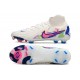 Nike Phantom Luna Elite NU FG White Blue Pink High Football Boots & Shoes