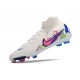 Nike Phantom Luna Elite NU FG White Blue Pink High Football Boots & Shoes