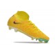 Nike Phantom Luna Elite NU FG Yellow Black High Football Boots & Shoes