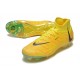 Nike Phantom Luna Elite NU FG Yellow Black High Football Boots & Shoes