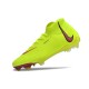 Nike Phantom Luna Elite NU FG Yellow Brown High Football Boots & Shoes