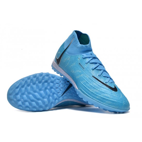 Nike Phantom Luna Elite TF High Top Blue Football Boots & Shoes