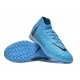 Nike Phantom Luna Elite TF High Top Blue Football Boots & Shoes