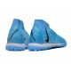 Nike Phantom Luna Elite TF High Top Blue Football Boots & Shoes