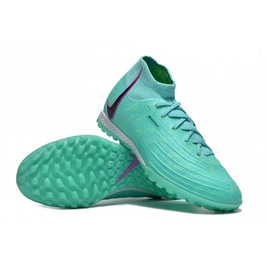 Nike Phantom Luna Elite TF High Top Green Football Boots & Shoes